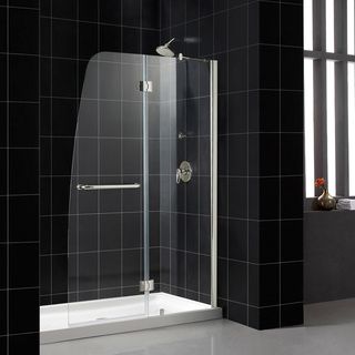 DreamLine Aqua 48x72 inch Frameless Hinged Shower Door DreamLine Shower Doors