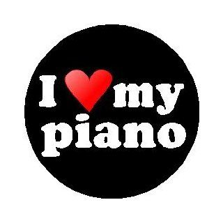 I Love my piano 1.25" Magnet (heart)  Other Products  