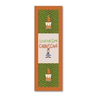 Carrot Cake Business Card Template