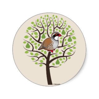 Partridge in a Pear Tree Stickers