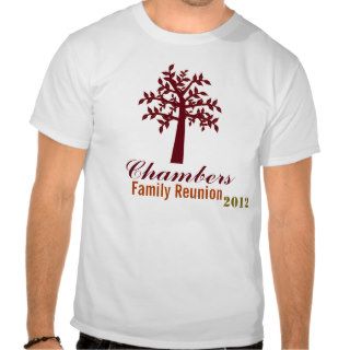Red Family Reunion T Shirt (Family Tree #11)