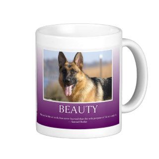 German Shepherd Virtue "Beauty" Coffee Mug