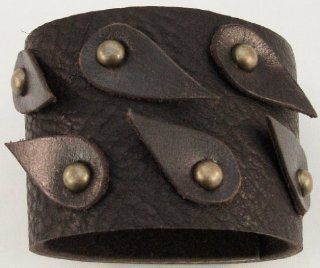 Leather Spikes, Leather Bracelet, Handmade Jewelry