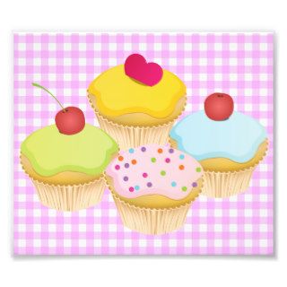 Cute Cupcakes Photographic Print