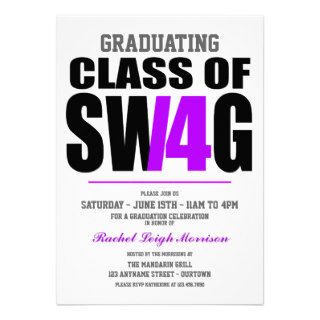 Class of Swag 2014 Graduation Announcements