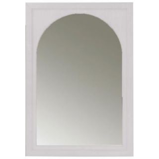 Porcher Calla II 32 1/2 in. L x 24 in. W Framed Wall Mirror in White Wood DISCONTINUED 82930 00.620