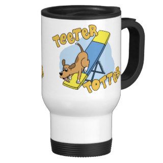 Cartoon Teeter Totter Agility Mugs