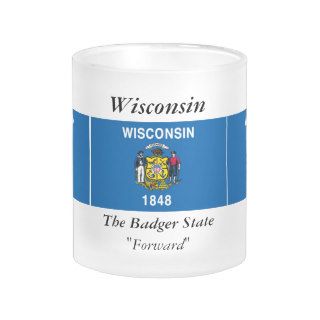 Wisconsin State Flag Coffee Mugs