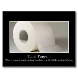 This company must use a lot of toilet paper post card