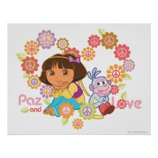 Dora The Explorer   Paz And Love Posters