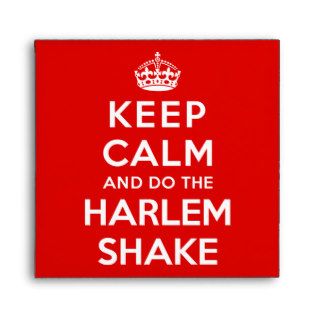 Keep Calm and do the Harlem Shake Envelope