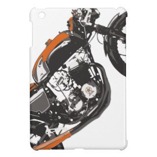 Simple Motorcycle   Cafe Racer 750 Drawing iPad Mini Covers
