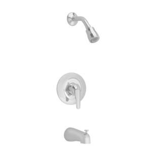 American Standard Colony Soft Bath and Shower Trim Kit with Flo Wise Water Saving Showerhead in Satin Nickel T675.508.295