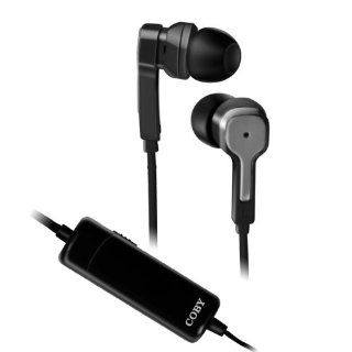 Coby High Perforamance Noise Canceling Isolation Stereo Earphones CVE197 (Black) (Discontinued by Manufacturer) Electronics