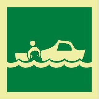 SYMBOL RESCUE BOAT Industrial Warning Signs