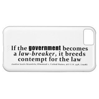 Louis D. Brandeis Olmstead v United States (1928) iPhone 5C Cases