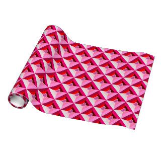 Red HEARTS Gift Wrapping Paper