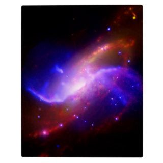 NASAs spiral galaxy M106 Photo Plaque