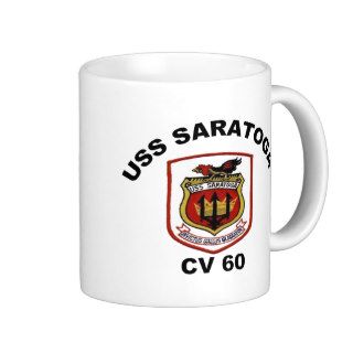 CV 60 USS  Saratoga Coffee Mugs