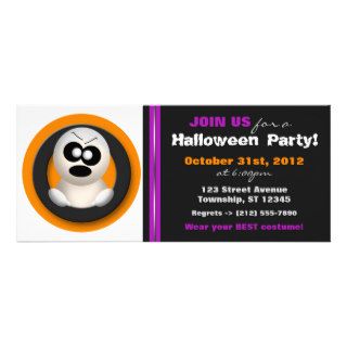 Angry Ghost   Halloween Party Invitations
