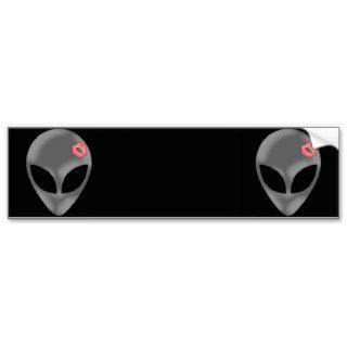 Novelty Alien Designs Bumper Stickers