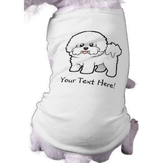 Cartoon Bichon Frise Dog T Shirt