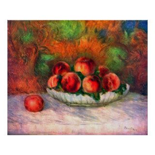 Still life with fruits by Pierre Renoir Print