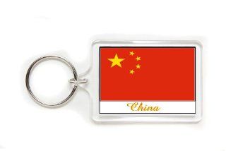 Souvenir China Chinese Flag Double Sided Acrylic Key Ring Large  Other Products  