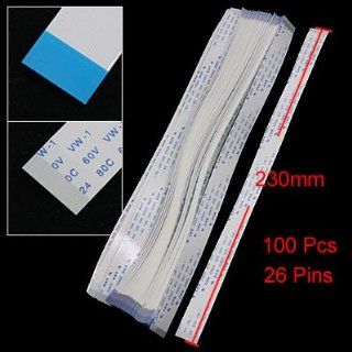 100Pcs AWM 20624 80C 60V VW 1 230 x 0.5mm 26 Pin FFC Computers & Accessories