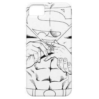 Superman Black and White 3 iPhone 5 Cases