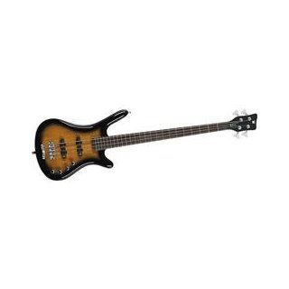 Warwick Rockbass Corvette Basic Electric Bass Guitar Almond Sunburst (Almond Sunburst) Musical Instruments