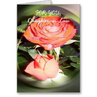 A Happy Birthday Daughter in Law Card Roses
