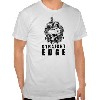 Straight Edge Skull T shirts