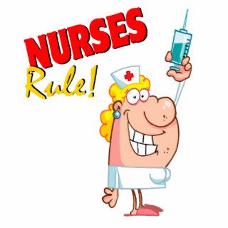 nurses rule cute cartoon nurse photo cutouts