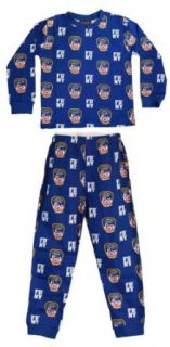 FDNY Kids Pajama Set Boys 2 Piece Sleepwear Blue Clothing