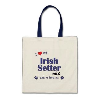 I Love My Irish Setter Mix (Male Dog) Bag