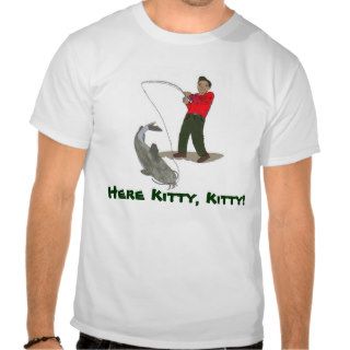 Here Kitty Catfish T Shirt