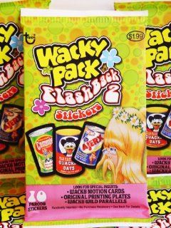 Wacky Pack Flashback, Series 2 (10 sticker pack) Toys & Games