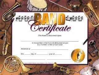 Music Treasures Band Certificate Set Health & Personal Care