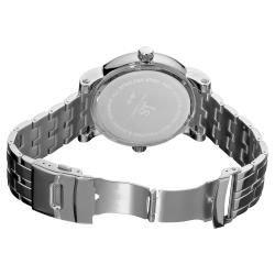 Joshua & Sons Men's Dual time Stainless Steel Quartz Watch Joshua & Sons Men's Joshua & Sons Watches