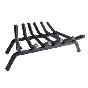 Pleasant Hearth 3/4 in. Steel Fireplace Grate 24 in. 6 Bar BG7 246M
