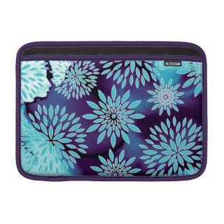 Floral Pattern and Watercolor Abstract Painting Sleeves For MacBook Air