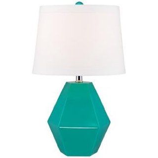 Mini Diamante Turquoise Table Lamp    