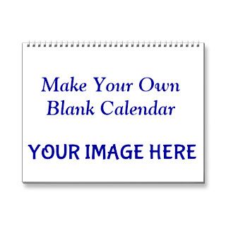 Make Your Own Blank Calendar