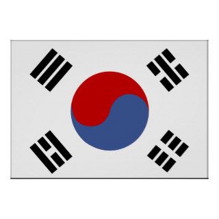 South Korea Flag Poster