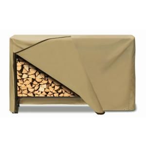 Two Dogs Designs 96 in. x 42 in. Log Rack Cover in Khaki 2D LR96245