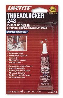 243 Blue Threadlocker Oil Resistant/Medium Strength, 6 ml. (37419) Automotive