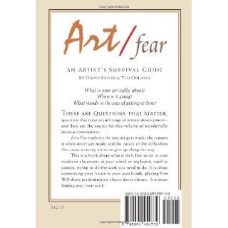 Art & Fear Observations On the Perils (and Rewards) of Artmaking (9780961454739) David Bayles, Ted Orland Books