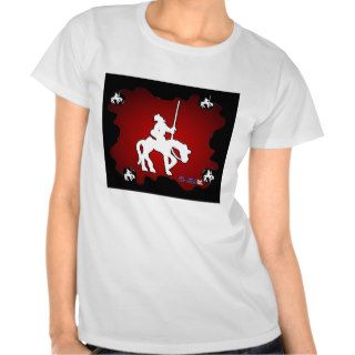 QUIJOTE RED BACKGROUND PRODUCTS T SHIRTS