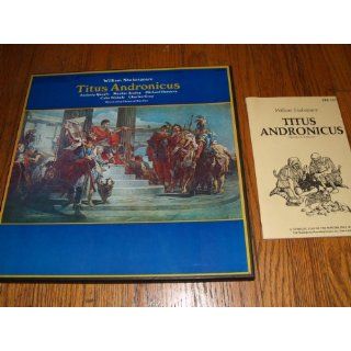 Titus Andronicus by William Shakespeare 3 LP Boxed Set SRS 227 Anthony Quayle and Maxine Audley Music
